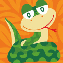 Carica l&#39;immagine nel visualizzatore di Gallery, Dipingere con i numeri Bambini - Serpente