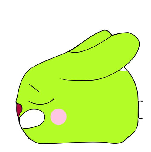 Dipingere con i numeri Bambini - Coniglio Verde