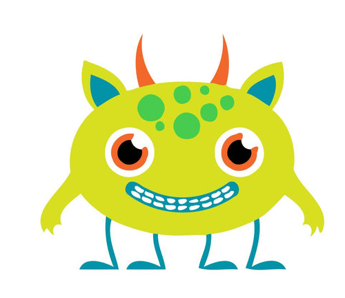 Dipingere con i numeri Bambini - Mostro Con 4 Zampe