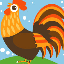 Carica l&#39;immagine nel visualizzatore di Gallery, Dipingere con i numeri Bambini - Gallo