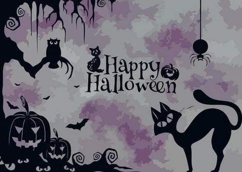 Dipingere con i numeri - Halloween E Pipistrelli