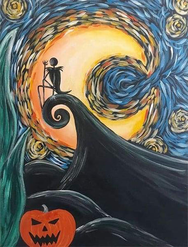 Dipingere con i numeri - Sacchetto Di Halloween