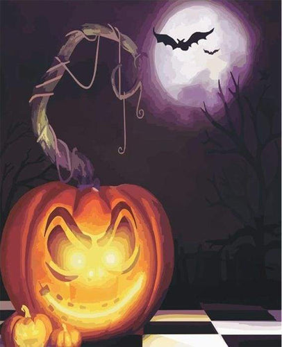 Dipingere con i numeri - Zucche Di Halloween