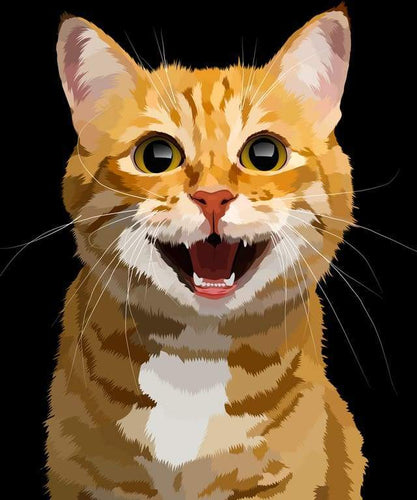 Dipingere con i numeri - Ciao Bel Gattino
