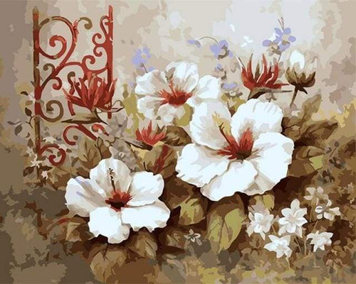 Dipingere con i numeri - Fiori Di Ibisco
