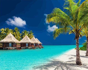 Dipingere con i numeri - Vacanza Alle Maldive