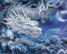 Carica l&#39;immagine nel visualizzatore di Gallery, Dipingere con i numeri - Drago Di Ghiaccio