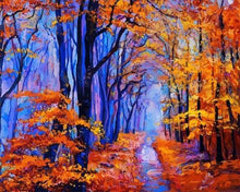 Carica l&#39;immagine nel visualizzatore di Gallery, Dipingere con i numeri - Nella Foresta Durante L&#39;Autunno