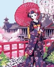 Carica l&#39;immagine nel visualizzatore di Gallery, Dipingere con i numeri - Kimono Giapponese