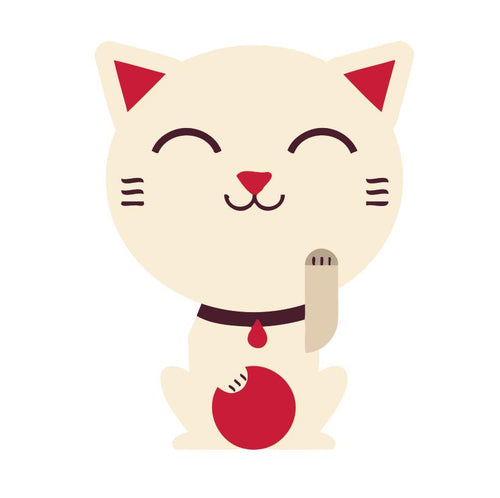 Dipingere con i numeri Bambini - Gatto E Punto Rosso