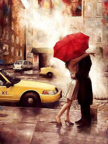 Dipingere con i numeri - Bacio A New York