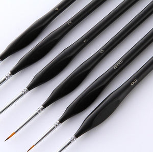 Set di 6 pennelli professionali ergonomici