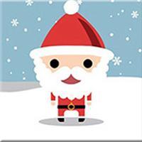 Dipingere con i numeri Bambini - Babbo Natale Barba Bianca