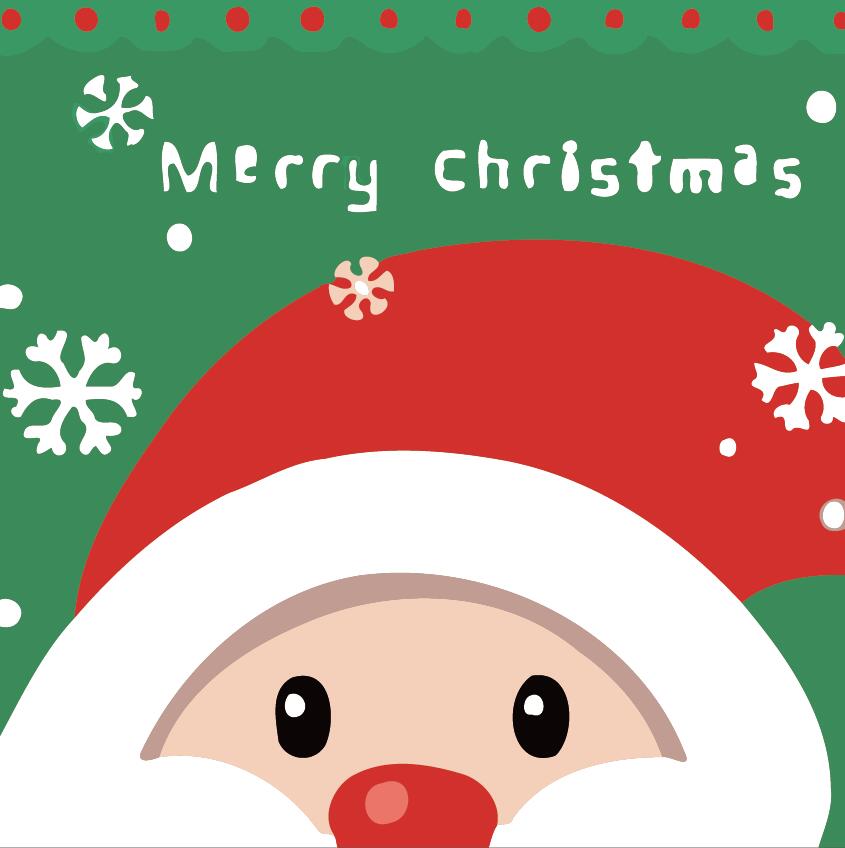 Dipingere con i numeri Bambini - Testa Di Babbo Natale