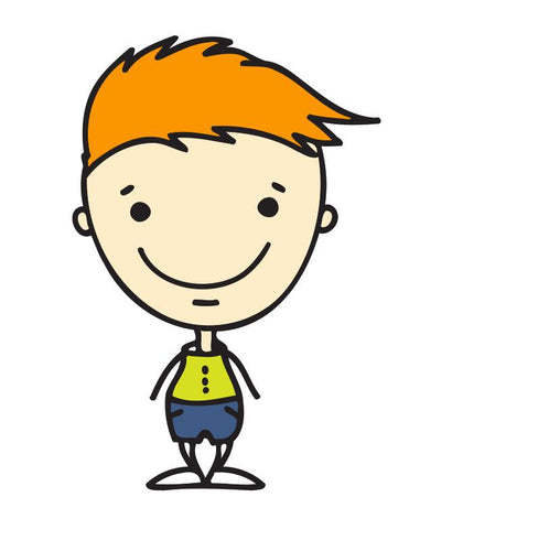 Dipingere con i numeri Bambini - Ragazzo Felice
