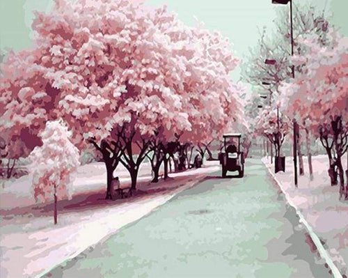 Dipingere con i numeri - Ciliegi In Primavera Di Kyoto