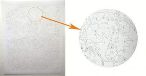 Dipingere con i numeri Bambini - Disegno Di Giraffa