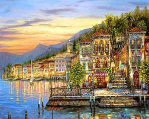 Dipingere con i numeri - Lago In Italia