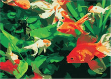 Carica l&#39;immagine nel visualizzatore di Gallery, Dipingere con i numeri - La Vita Con Il Pesce Rosso