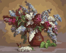 Carica l&#39;immagine nel visualizzatore di Gallery, Dipingere con i numeri - Lillà In Un Vaso
