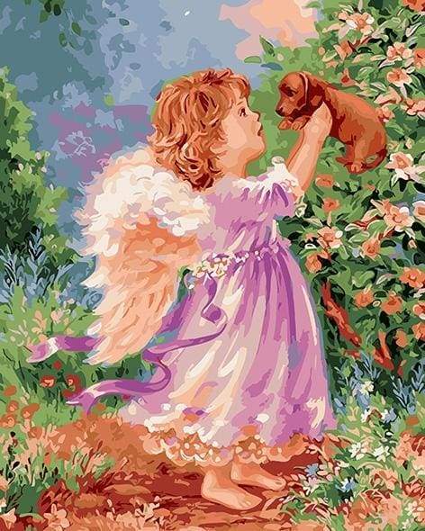 Dipingere con i numeri - Piccolo Angelo E Cucciolo