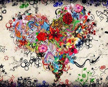Carica l&#39;immagine nel visualizzatore di Gallery, Dipingere con i numeri - Amo I Fiori