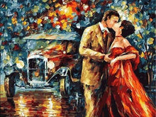 Carica l&#39;immagine nel visualizzatore di Gallery, Dipingere con i numeri - Gli Amanti E La Pioggia