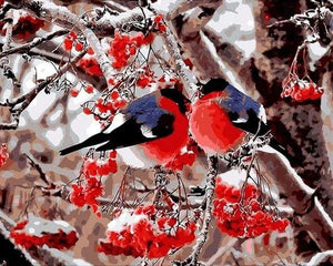 Dipingere con i numeri - Uccelli In Amore