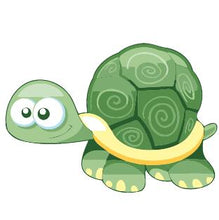 Carica l&#39;immagine nel visualizzatore di Gallery, Dipingere con i numeri Bambini - Tartaruga Felice