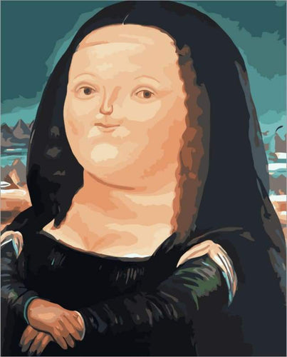 Dipingere con i numeri - Monna Lisa