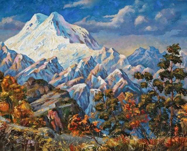Dipingere con i numeri - La Vetta Della Montagna