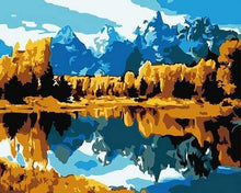 Carica l&#39;immagine nel visualizzatore di Gallery, Dipingere con i numeri - Vista Delle Montagne