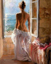 Carica l&#39;immagine nel visualizzatore di Gallery, Dipingere con i numeri - Donna Nuda E Sole