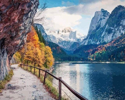 Dipingere con i numeri - Vicino Alle Montagne
