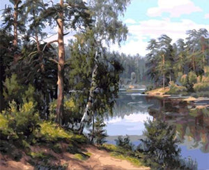 Dipingere con i numeri - Vicino Al Fiume