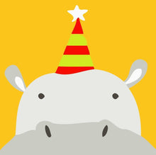 Carica l&#39;immagine nel visualizzatore di Gallery, Dipingere con i numeri Bambini - Ippopotamo Con Cappello