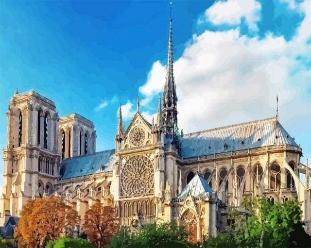 Dipingere con i numeri - Notre Dame De Paris
