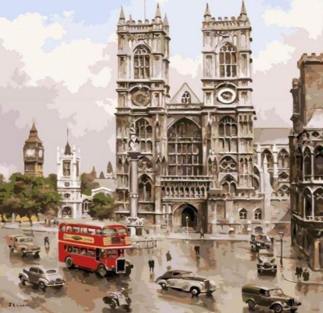 Dipingere con i numeri - Notre Dame Retrò
