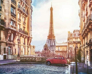 Dipingere con i numeri - Vecchia Automobile Francese A Parigi