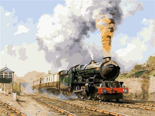 Dipingere con i numeri - Vecchio Treno