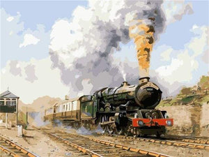 Dipingere con i numeri - Vecchio Treno