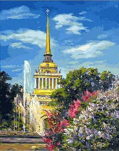 Carica l&#39;immagine nel visualizzatore di Gallery, Dipingere con i numeri - Pagoda In Asia
