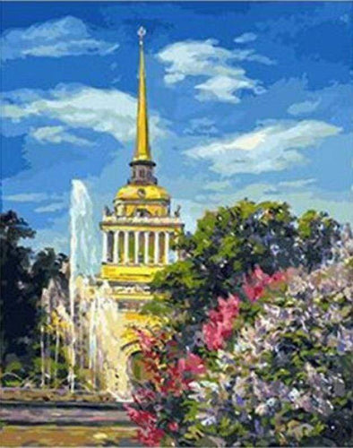 Dipingere con i numeri - Pagoda In Asia