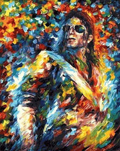 Carica l&#39;immagine nel visualizzatore di Gallery, Dipingere con i numeri - Dipinto Michael Jackson