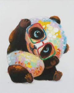 Dipingere con i numeri - Panda Con Gli Occhiali