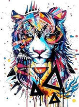 Carica l&#39;immagine nel visualizzatore di Gallery, Dipingere con i numeri - Tigre festaiola
