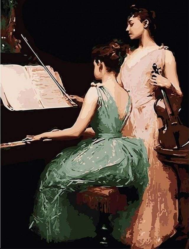 Dipingere con i numeri - Lezione Di Pianoforte E Violino