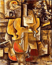 Carica l&#39;immagine nel visualizzatore di Gallery, Dipingere con i numeri - Picasso Violino E Uva