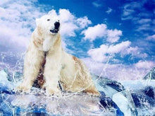 Carica l&#39;immagine nel visualizzatore di Gallery, Dipingere con i numeri - Orso Polare