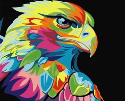 Dipingere con i numeri - Aquila Di Pop Art